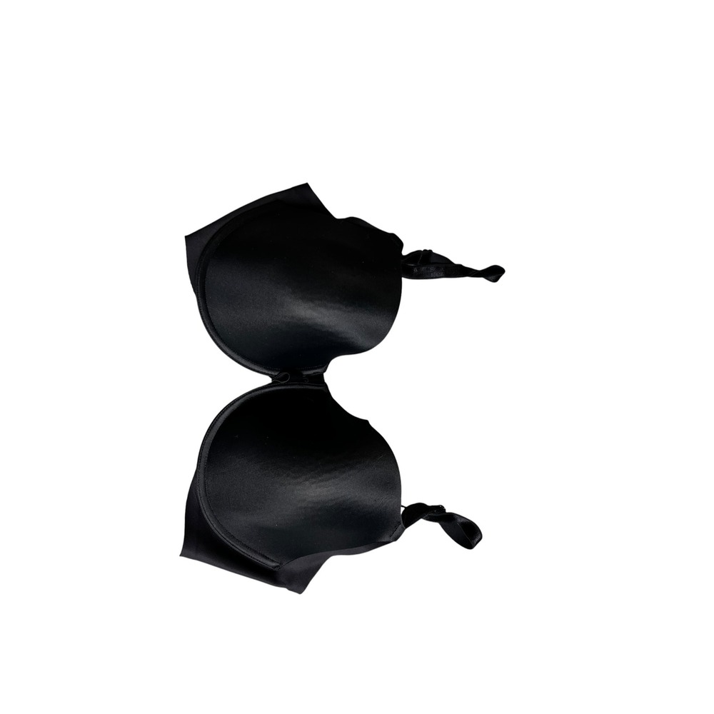 Warners No Side Effects Underwire Bra Black Full Coverage Side Smoothing‎ 40C